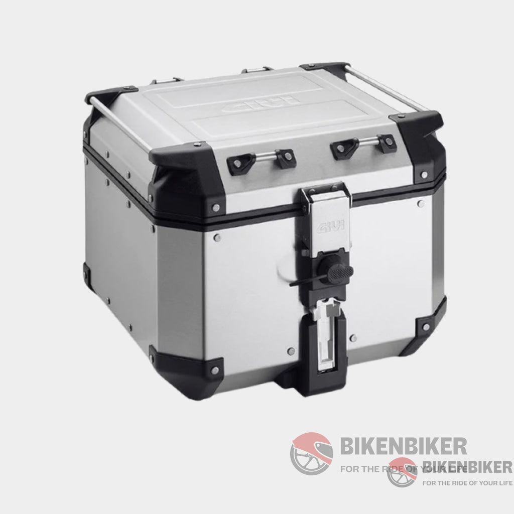 Monokey Trekker Outback 42L Silver Top Case - Givi Top Case