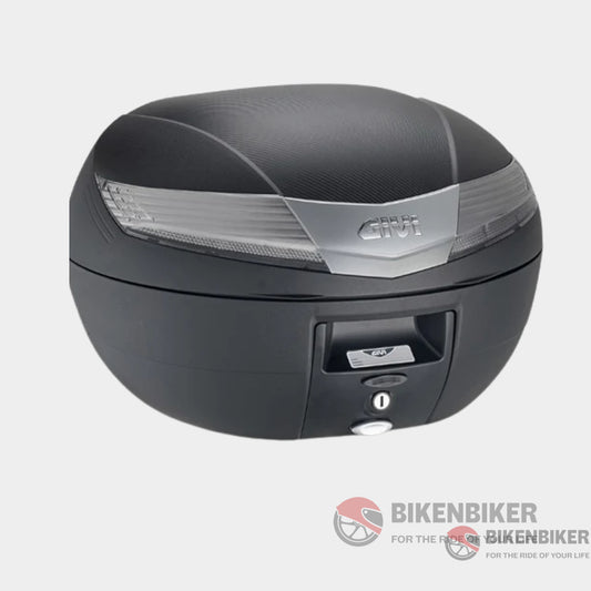 Monokey V40 Tech Top Case With Smoked Reflectors - Givi Top Case