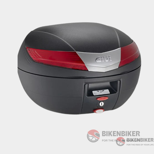 Monokey V40 Top Case With Red Reflectors - Givi Top Case