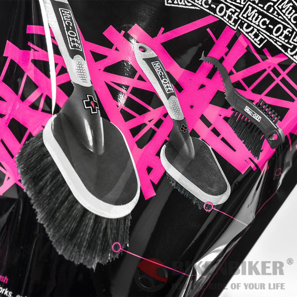 Muc-Off 3x Brush Set – Bikenbiker