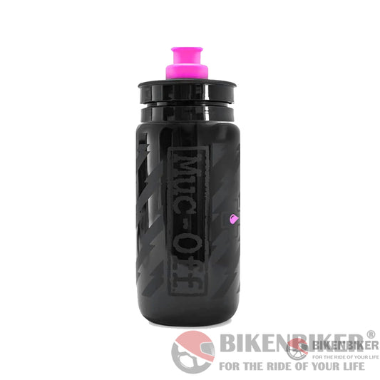Muc-Off Black Custom Fly Water Bottle 550Ml Merchandise