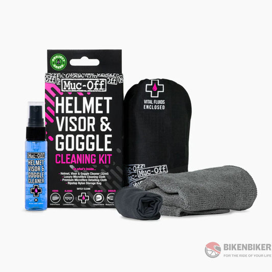 Muc-Off Helmet Visor & Goggle Cleaning Kit Biker Care