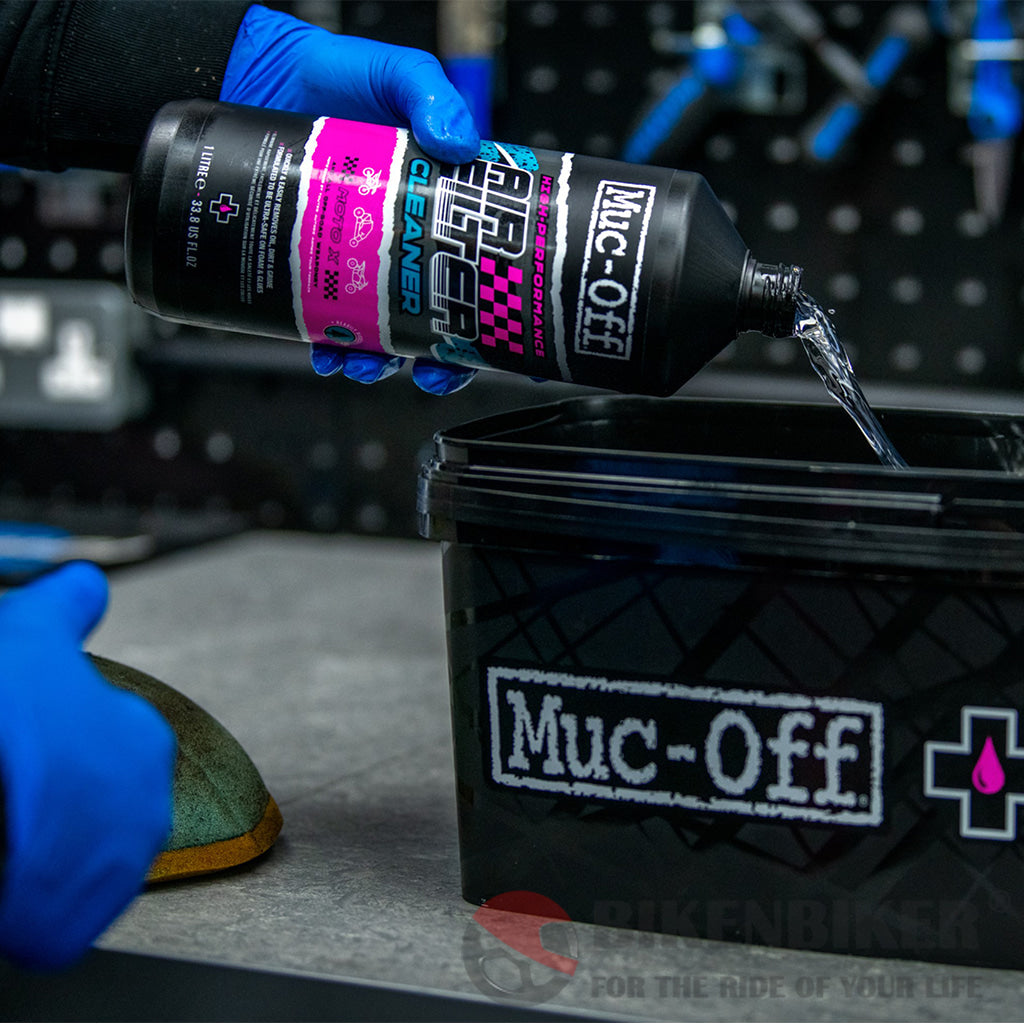 Muc-Off Motorcycle Air Filter Cleaner - 1L Maintenance