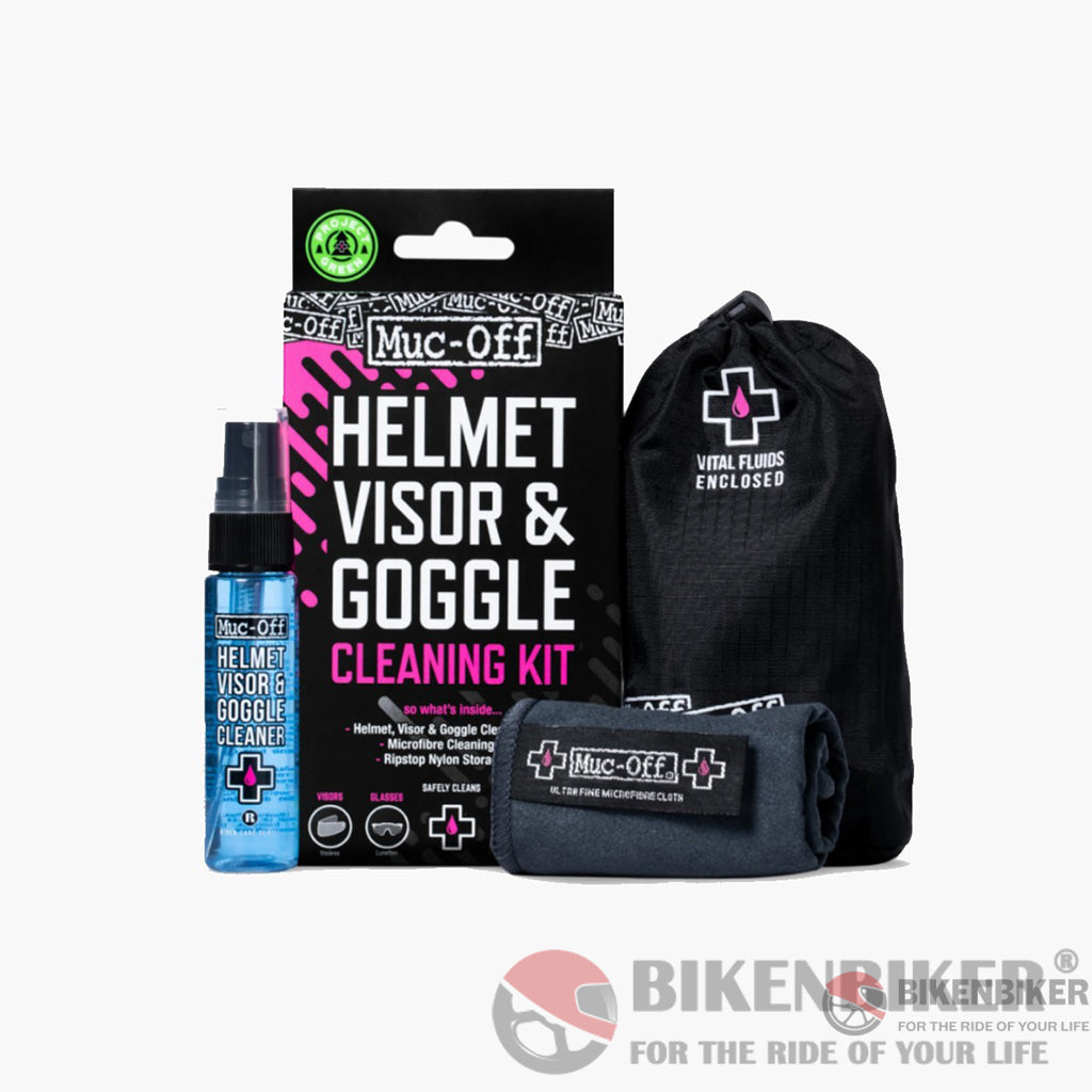Muc-Off Visor Lens & Goggle Cleaning Kit Biker Care