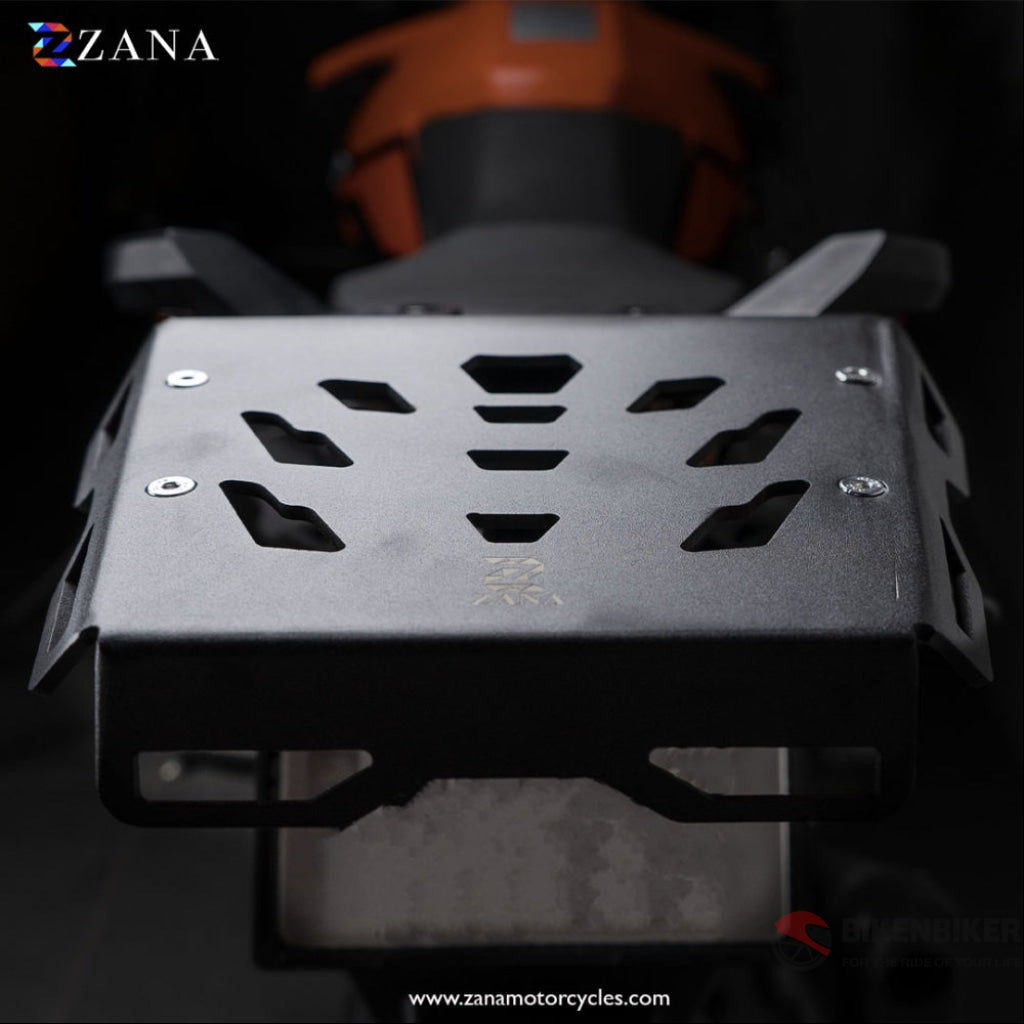 New Toprack Orange & Black Compatible With Grab Rail Ktm Adv 250/390- Zana Backrest