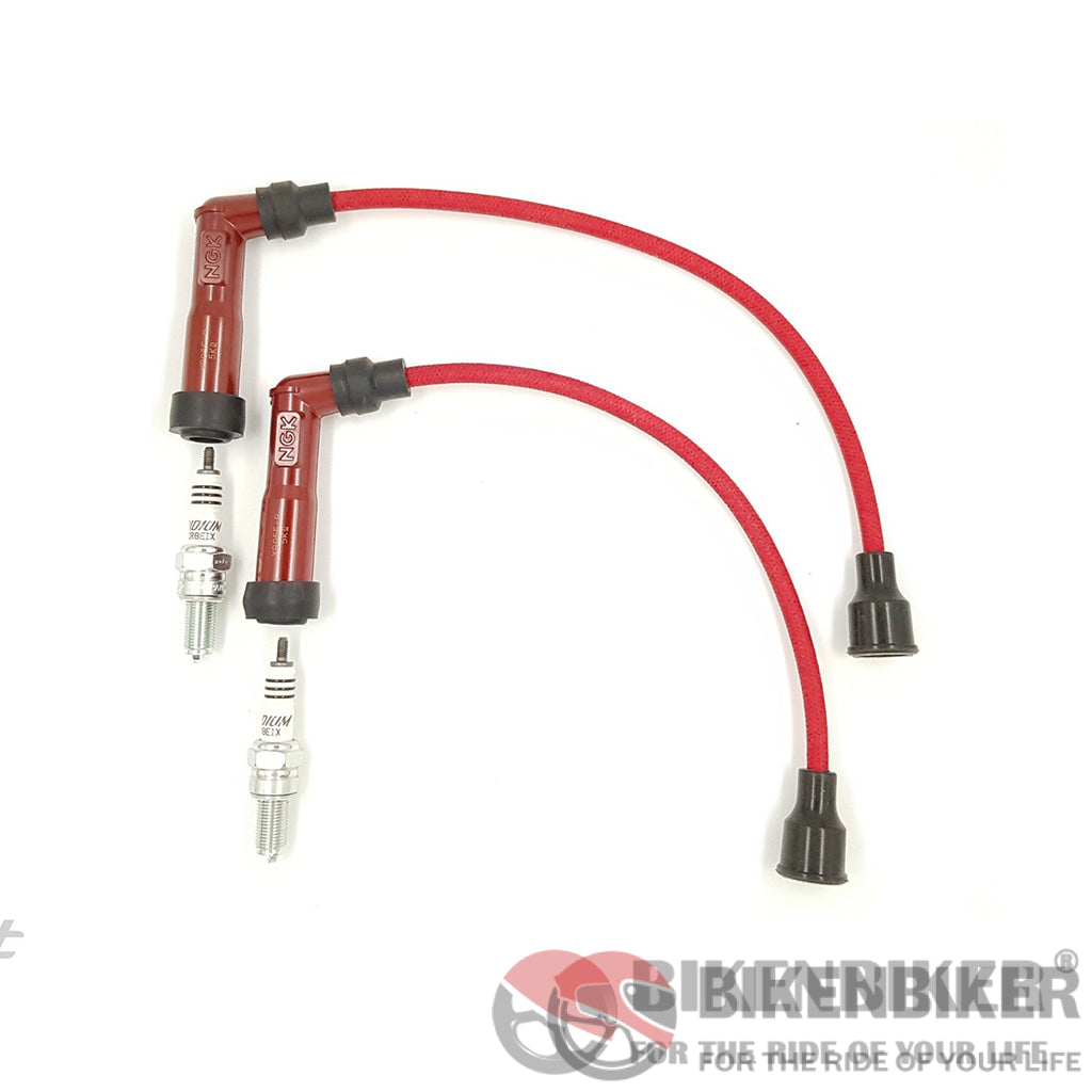 Ngk High Performance Spark Plug And Cable Kit For Re Interceptor/Continental/Super Meteor 650 Spares