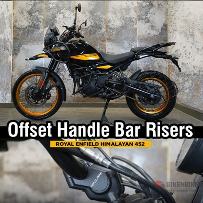 Offset Handle Riser Texture Black For Himalayan 450 - Zi-8427 Bar