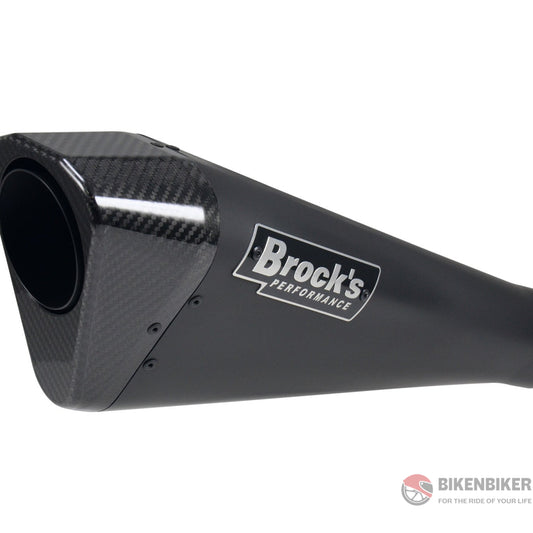 Penta - Carbon Full System 15’ Muffler (Black) Zx - 10R (16 - 20) - Brock’s Performance Gloss /