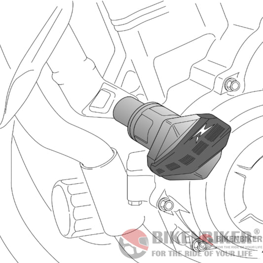 R12 Frame Sliders For Ducati Monster 1200 2014-Puig