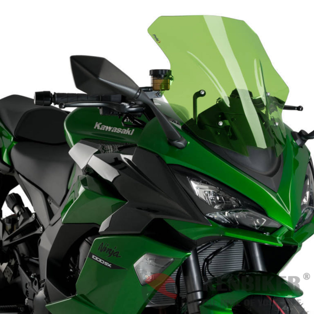 Racing Screen For Kawasaki Ninja 1000 Sx 2020-Puig Green Windscreen