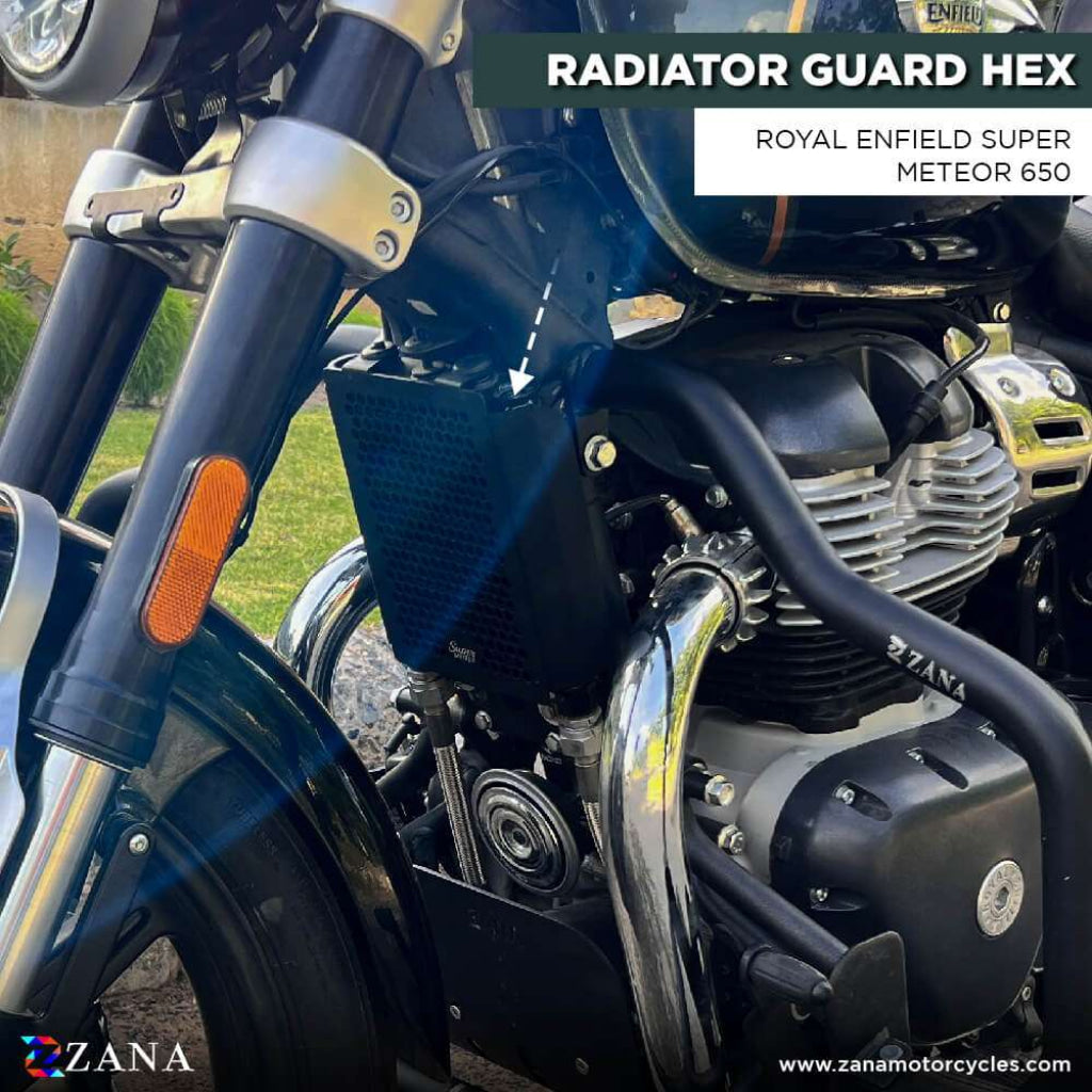 Radiator Guard Hex For Super Meteor 650 2023+ - Zana