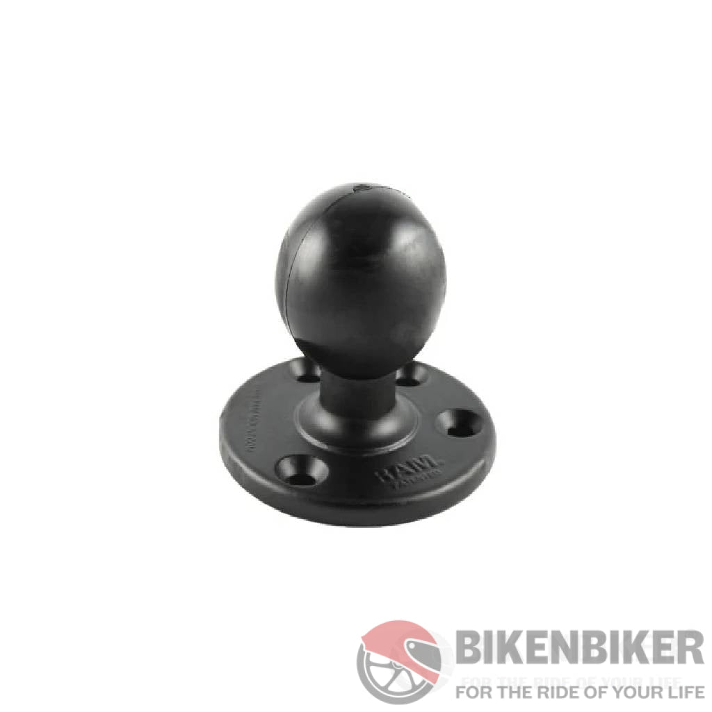 Ram Mounts Base 3.68 Large Round Plate With Ball Ram Accessory