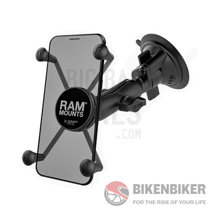 Ram Mounts Large X-Grip Phone Mount W/ Suction Cup Ram Accessory