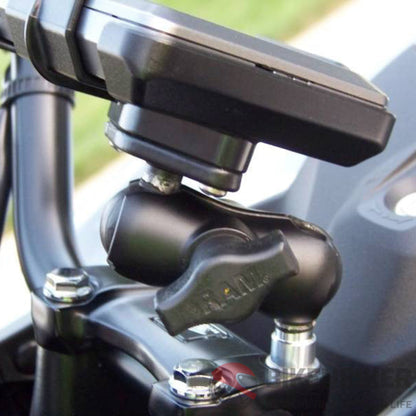 RAM Motorcycle Handlebar Clamp Base with M8 Screws - Bike 'N' Biker