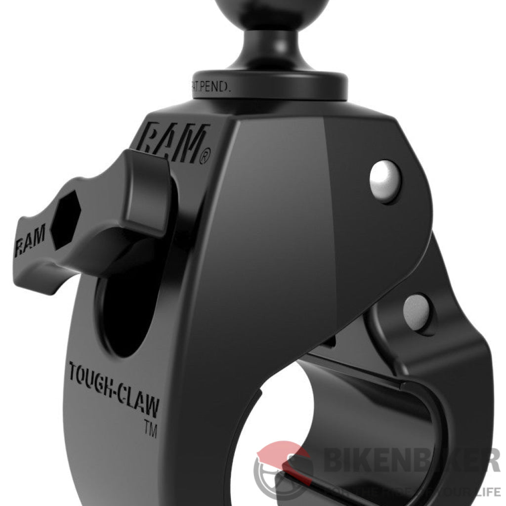RAM Tough-Claw™ MEDIUM with 1" Diameter Rubber Ball - Bike 'N' Biker