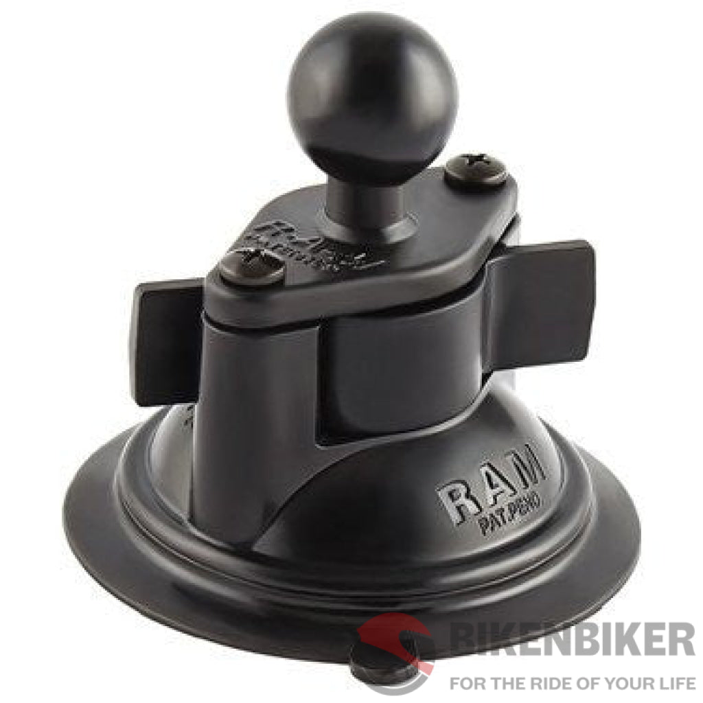Ram Mounts Twist-Lock Suction Cup Base With Ball Ram Accessory