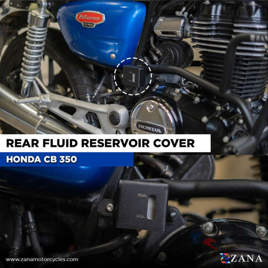 Rear Fluid Reservoir Cover For Honda Cb 350 - Zana