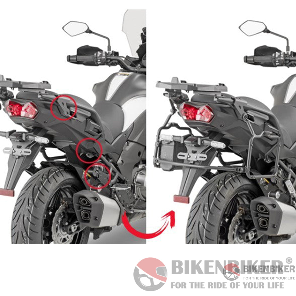 Removable Side Racks For Retro-Fit Cases - Kawasaki Versys 1000 2017+ Givi Carrier