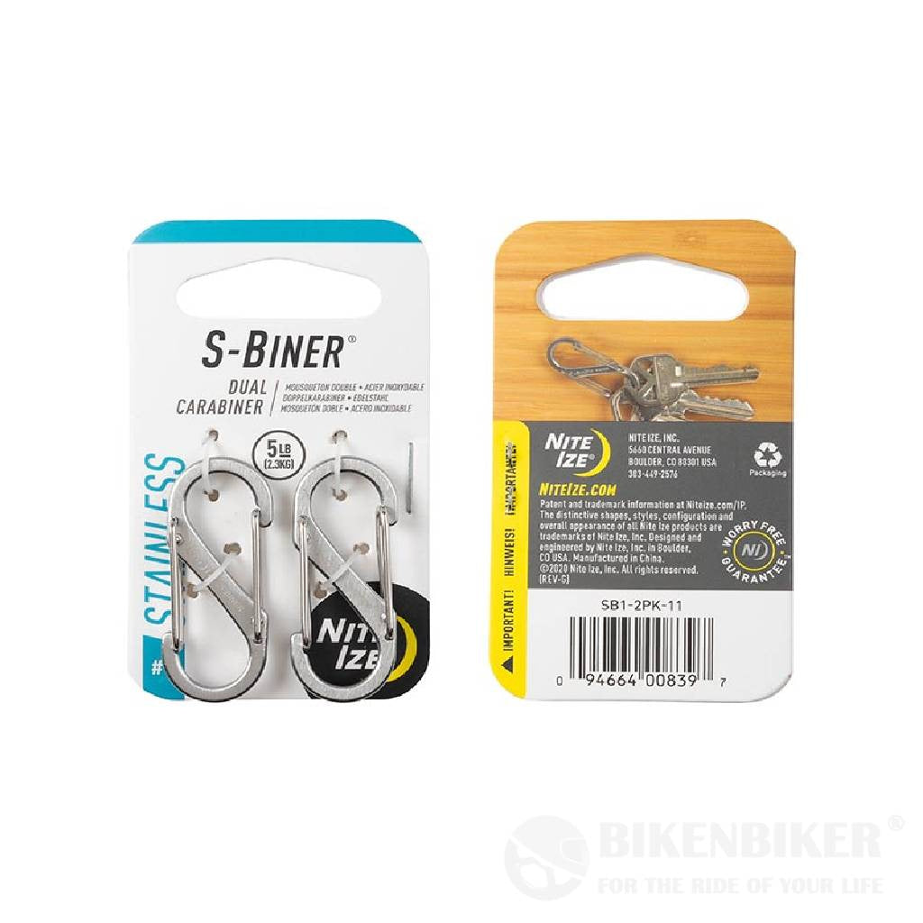 S-Biner® Ss Dual Carabiner - Nite Ize Tools