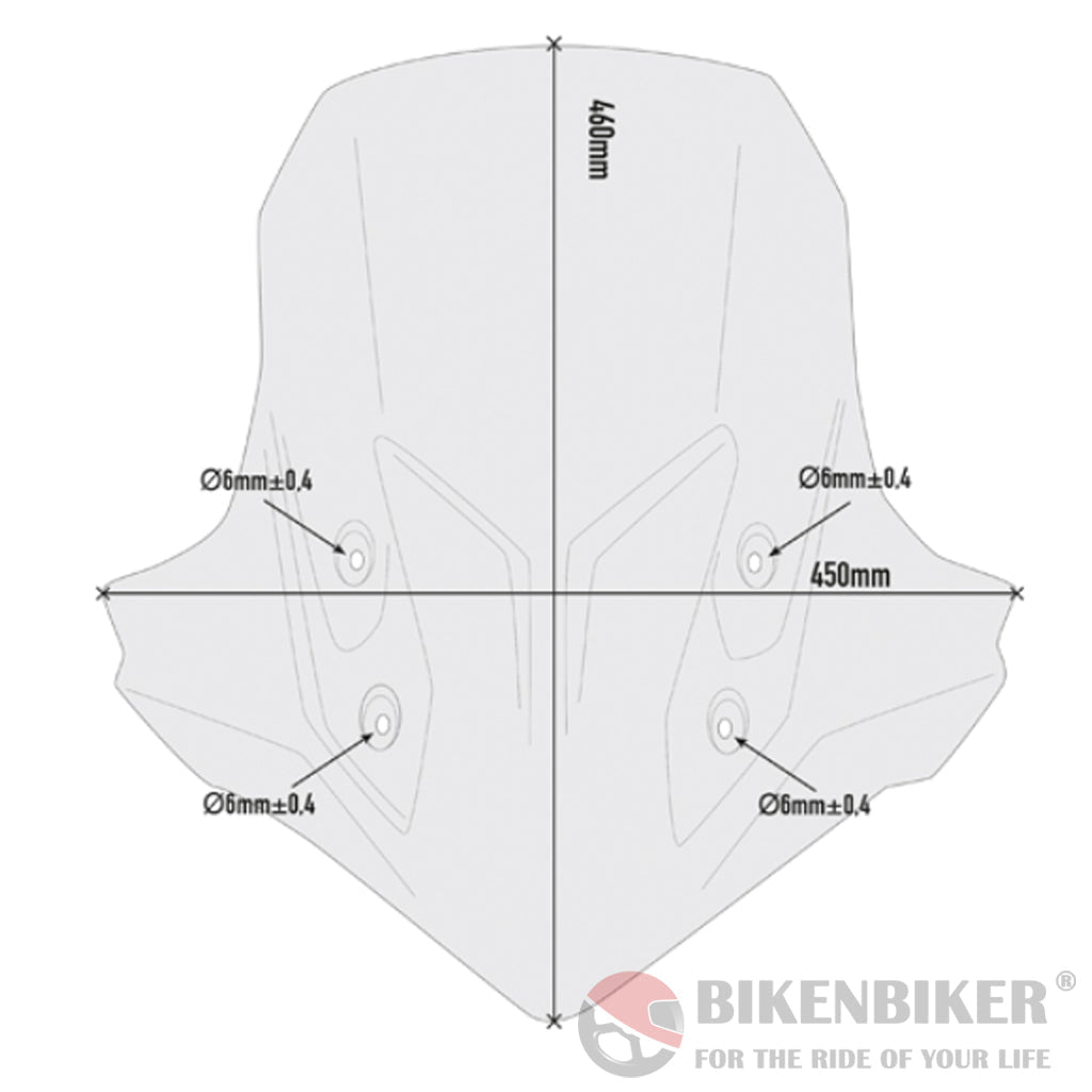 Short Windscreen For Honda Cb500X - Givi