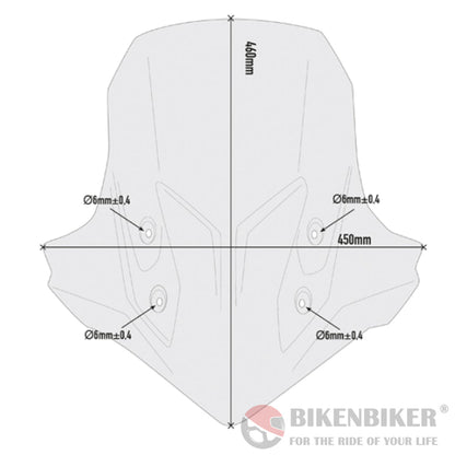 Short Windscreen For Honda Cb500X - Givi