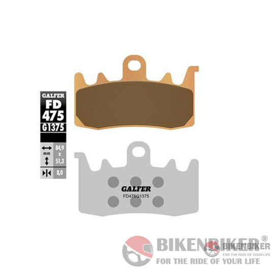 Sintered Sport Front Brake Pads-Fd475G1375-Galfer Pads