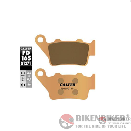 Sintered Street Rear Brake Pads-Fd165G1371-Galfer Pads