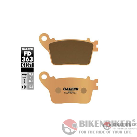 Sintered Street Rear Brake Pads-Fd363G1371-Galfer Pads