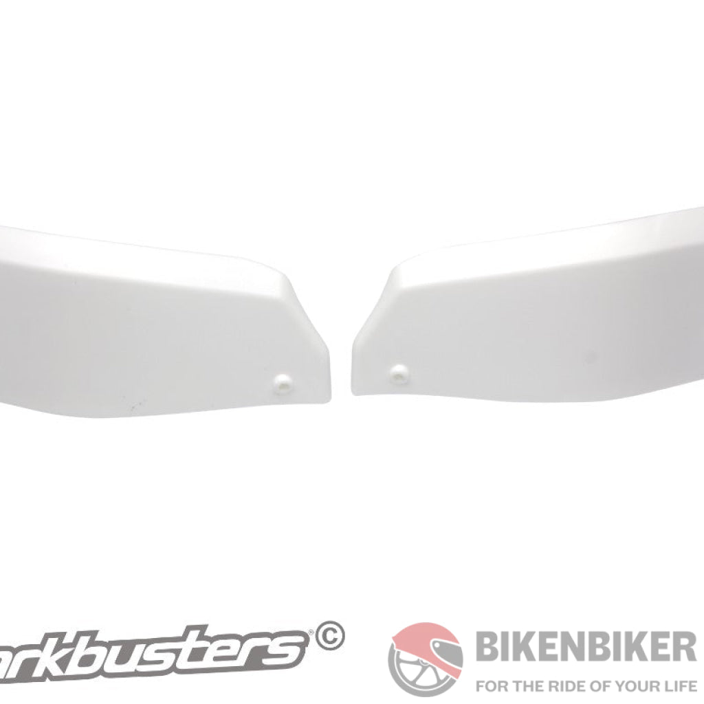 Spare Part Wind Deflector Set - Barkbusters White Hand Guards