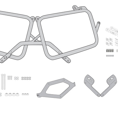 Specific Pannier Holder For Monokey Cam-Side Trekker Outback Side Cases Triumph Tiger 1200 Gt -