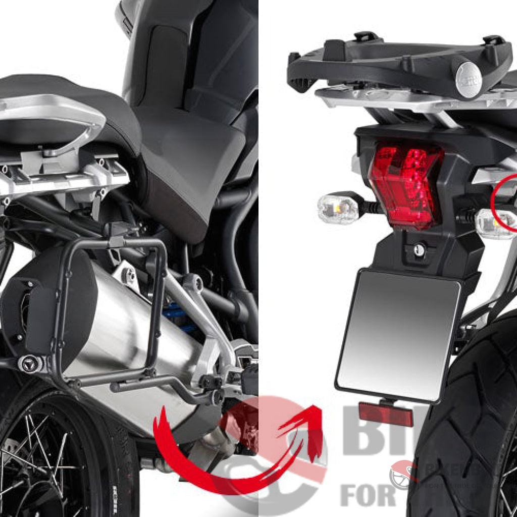 Specific Rapid Release Side Case Holder For Monokey® Cases Triumph Tiger 1200 - Givi Carrier