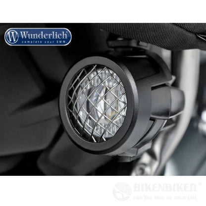 Spider Auxiliary Light - Protection Grill Set Wunderlich Black Auxiliary Lights