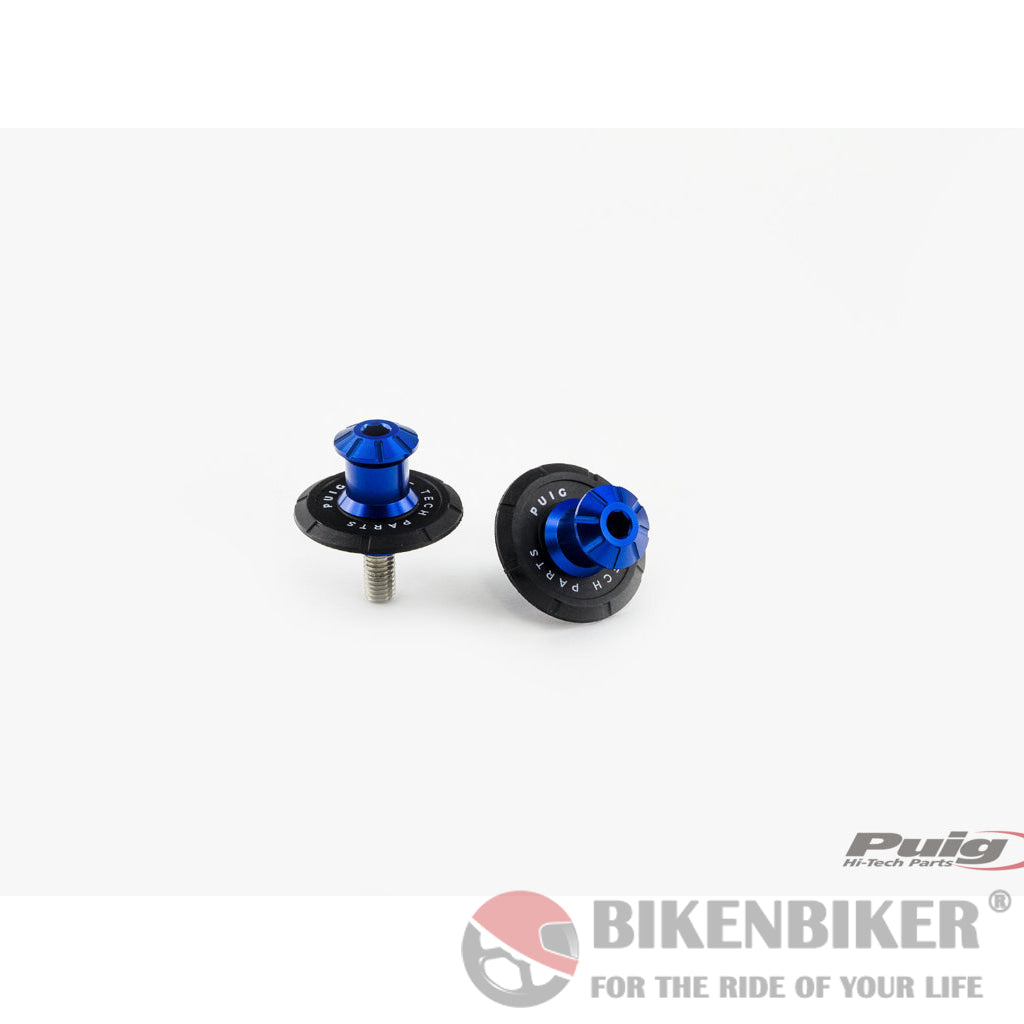 Spool Slider Pro For All Bikes-Puig Blue Spool Slider