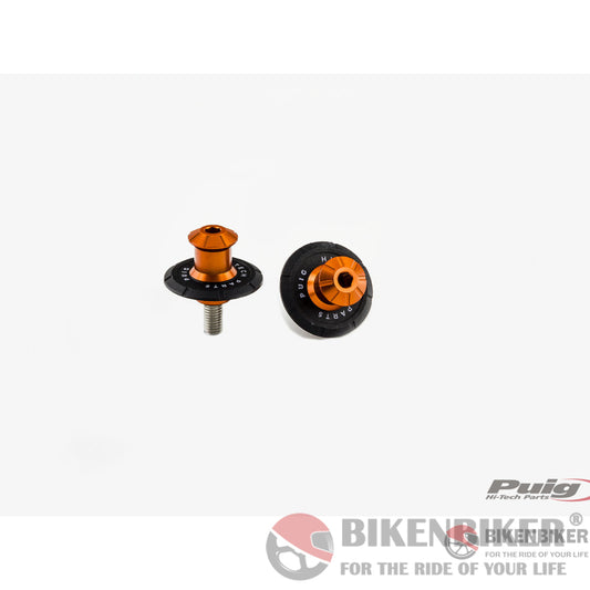 Spool Slider Pro For All Bikes-Puig Orange Spool Slider