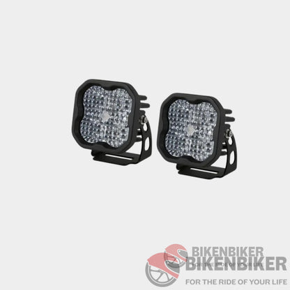 Stage Series 3’ White Pro Backlit Led Pod (Pair) - Diode Dynamics Aux Lights