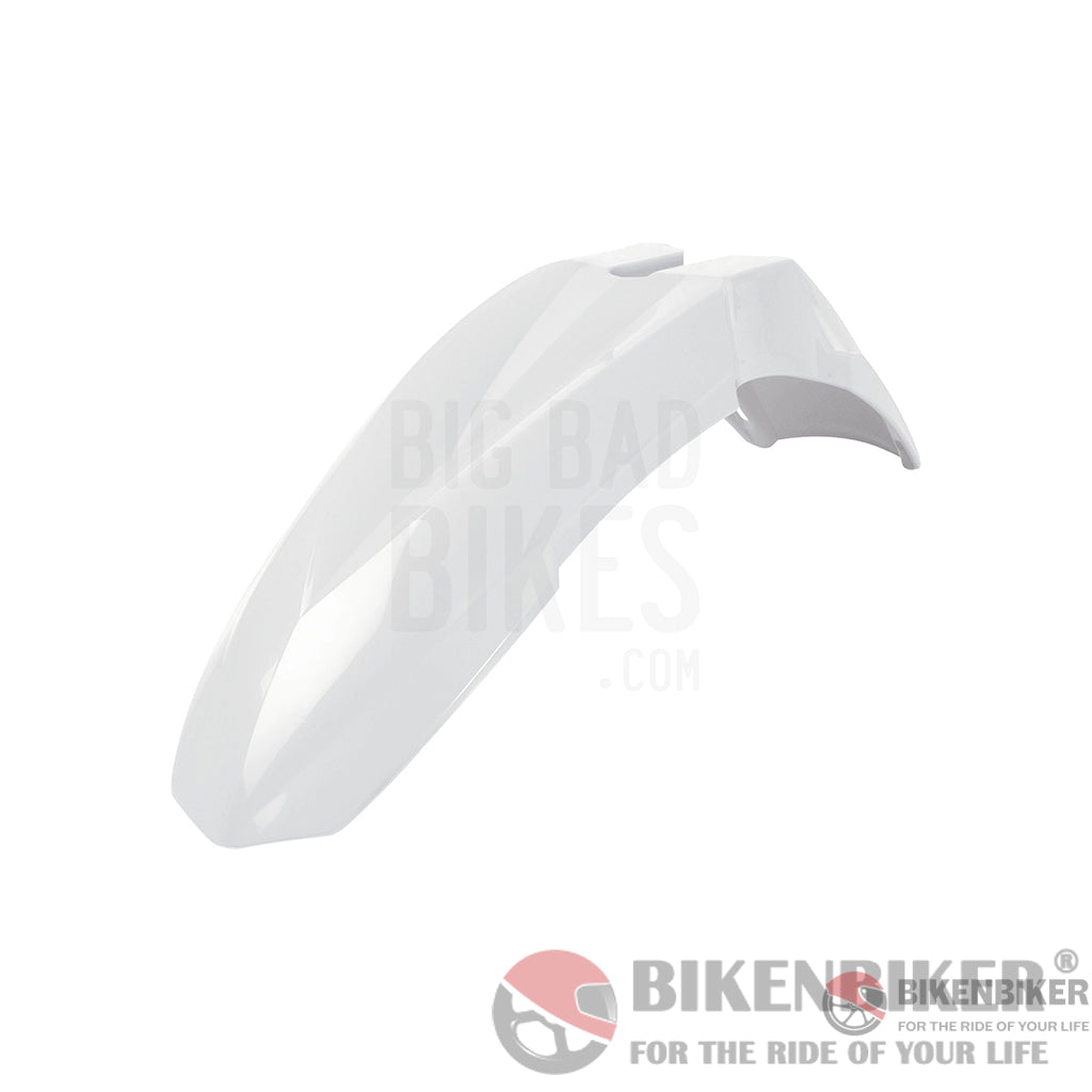 Supermoto Ufx Front Fender - Polisport White