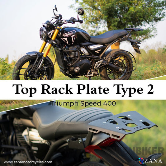 Triumph Speed 400 Luggage - Top Rack W/ Plate Zana