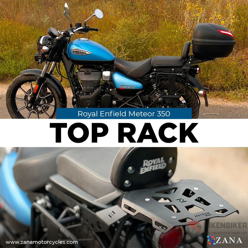 Top Rack With Plate Type-2 For Royal Enfield Meteor 350 - Zi-8400