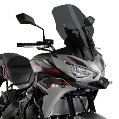 Touring Screen For Kawasaki Versys 650 (2023) - Puig Dark Smoke Windscreen