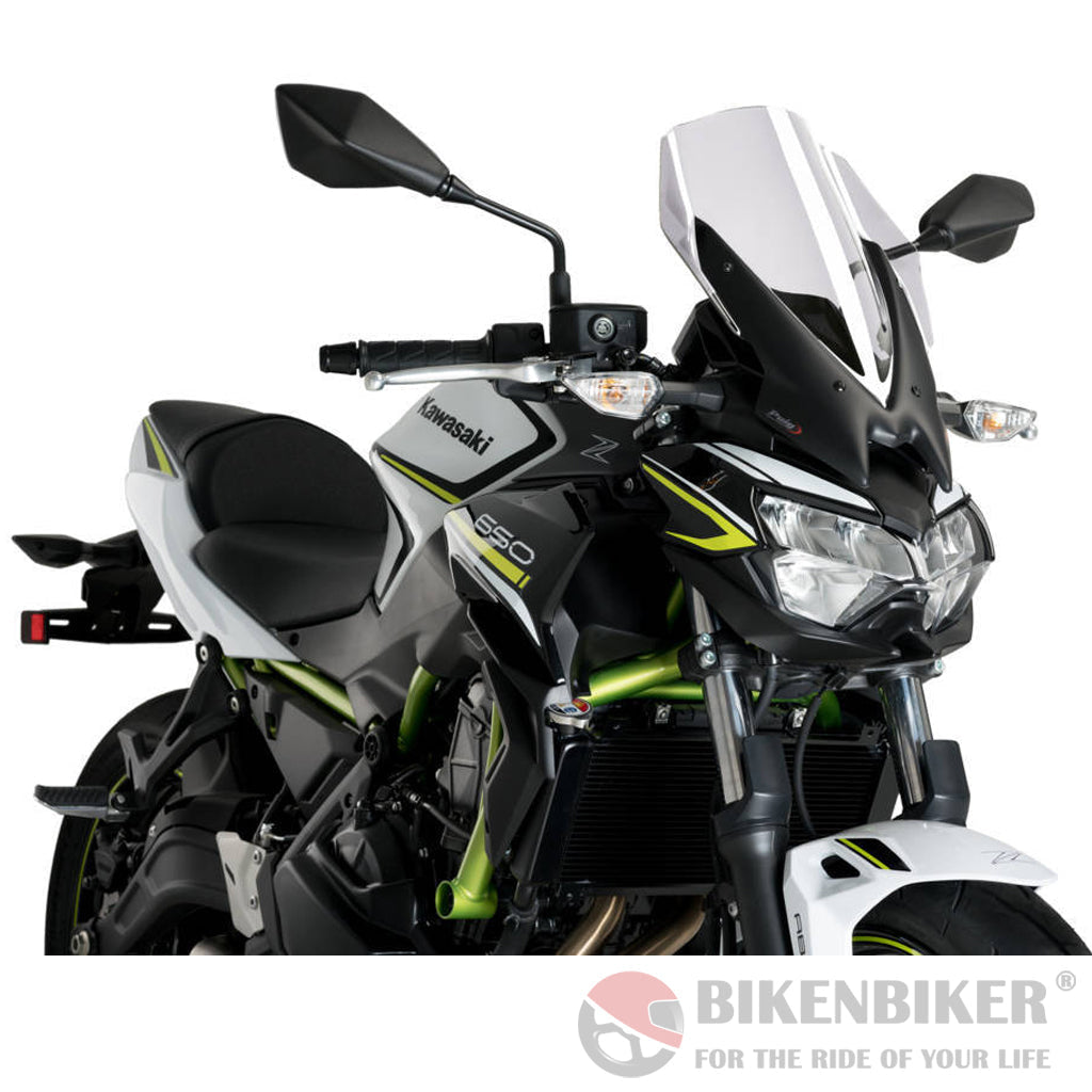 Touring Screen For Kawasaki Z650 (2020+) - Puig Clear Windscreen