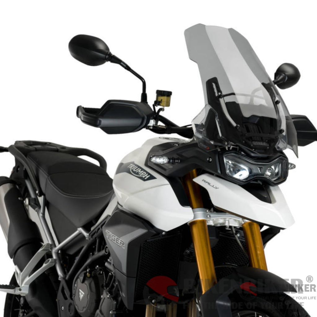 Touring Screen For Triumph Tiger 900 2020 - Puig Smoke Wind Shield