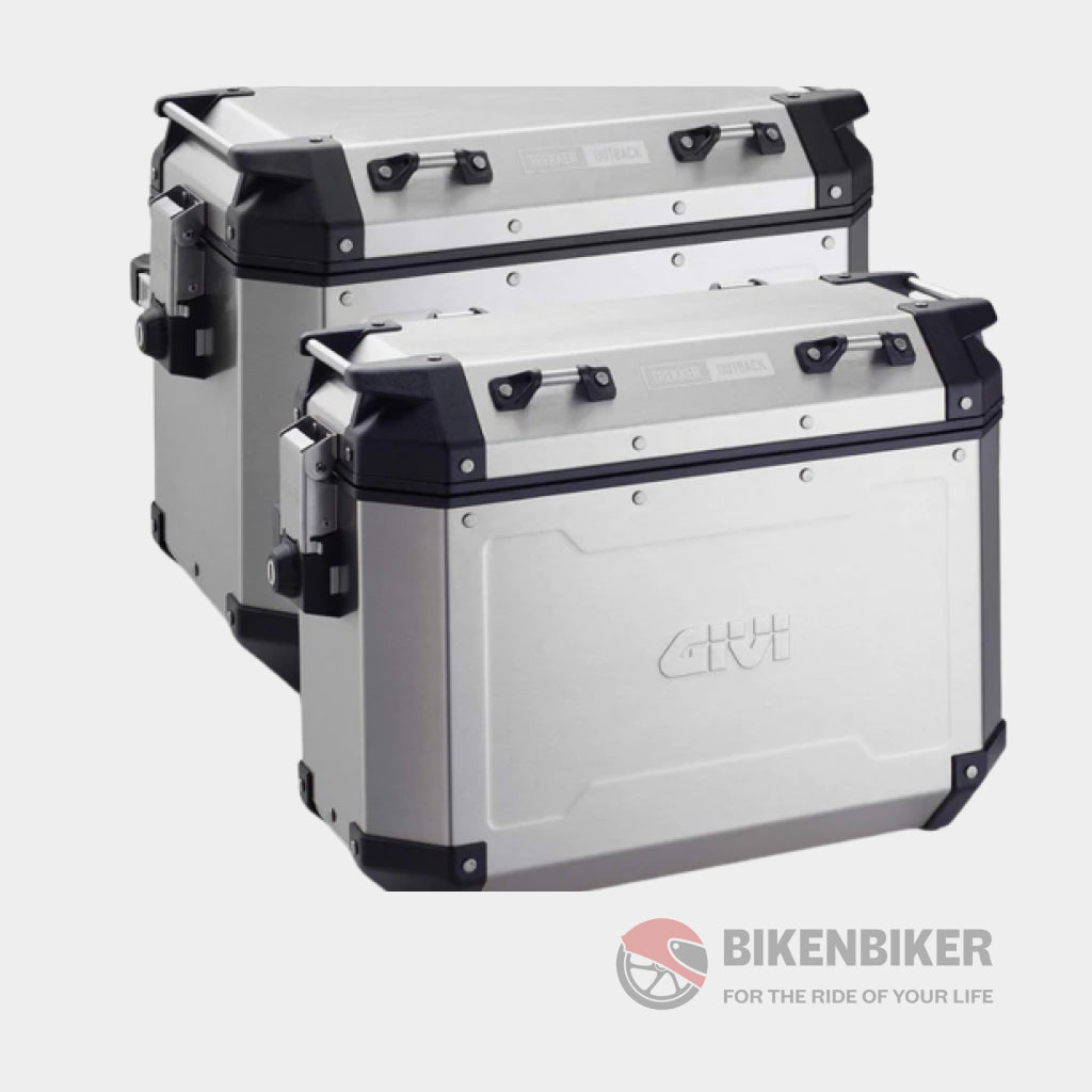 Trekker Outback 48/37 Black Line/Aluminium Side Cases - Givi Case
