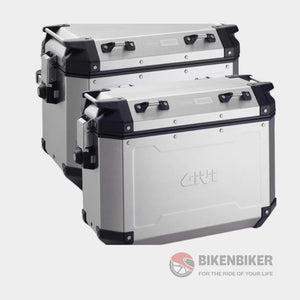 Trekker Outback 48/37 Black Line/Aluminium Side Cases - Givi