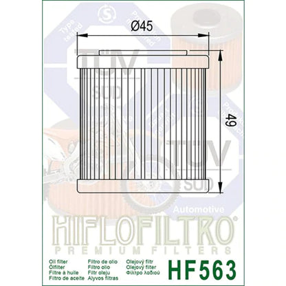 Triumph Daytona 675 (2013-2017) Oil Filter - Hi Flo