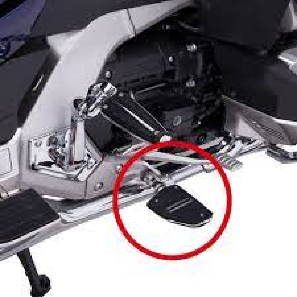 Twin Rail Footrest For Goldwing Black - Goldstrike Accessories