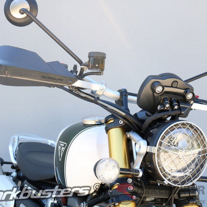 Two Point Handguard Hardware Mount - Triumph Scrambler 1200 Xc/Xe Barkbusters Hand Guards
