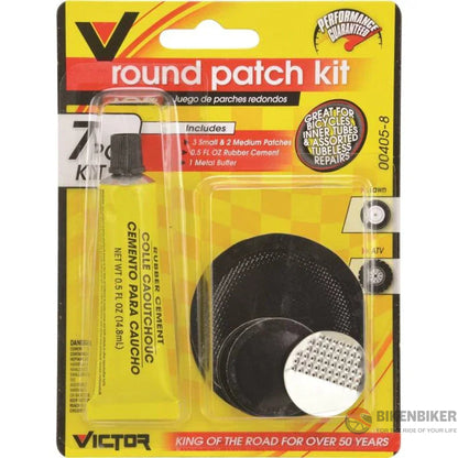 Tyre Repair Kit Patch (Set 5Pcs + Cement) - Victor