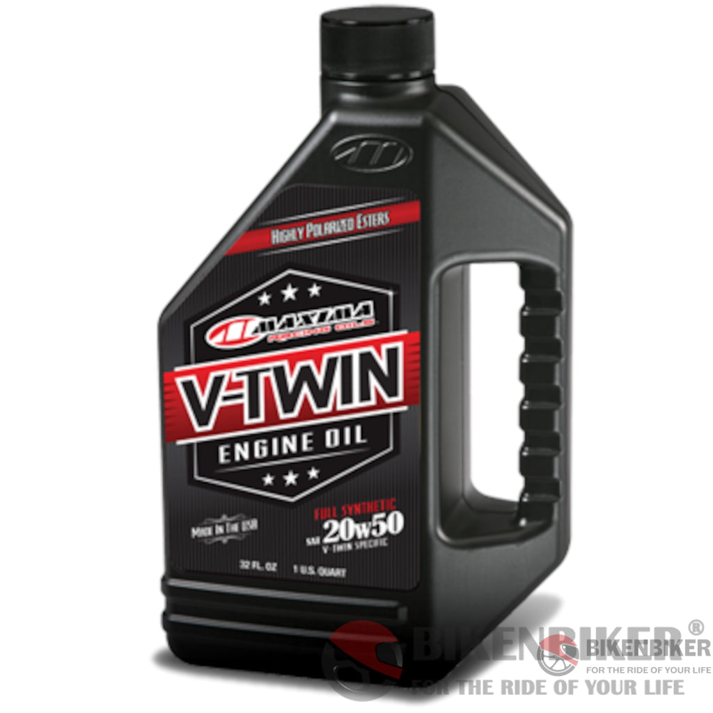 V-Twin Fully Synthetic - 20W50 Oil Maxima Oils Engine