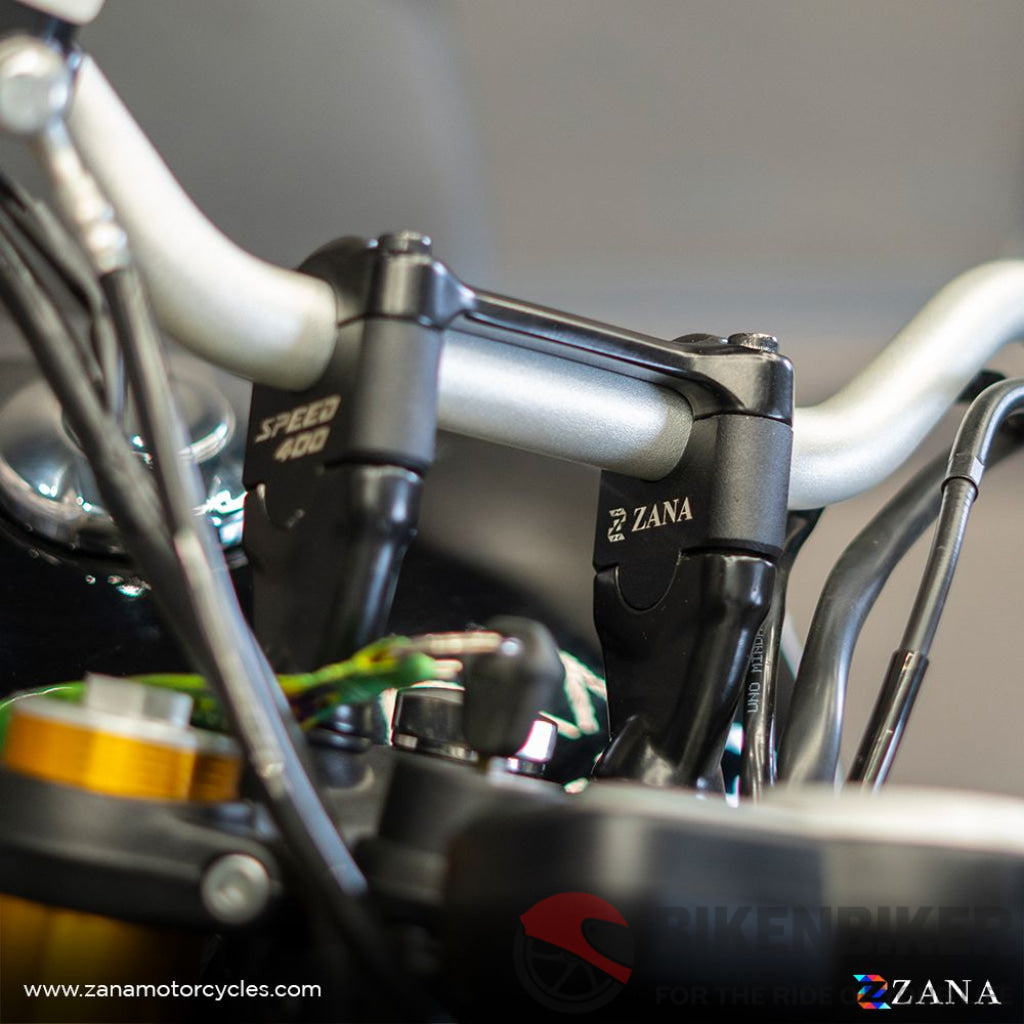 Triumph Speed 400 Vertical Handlebar Riser - Zana Risers