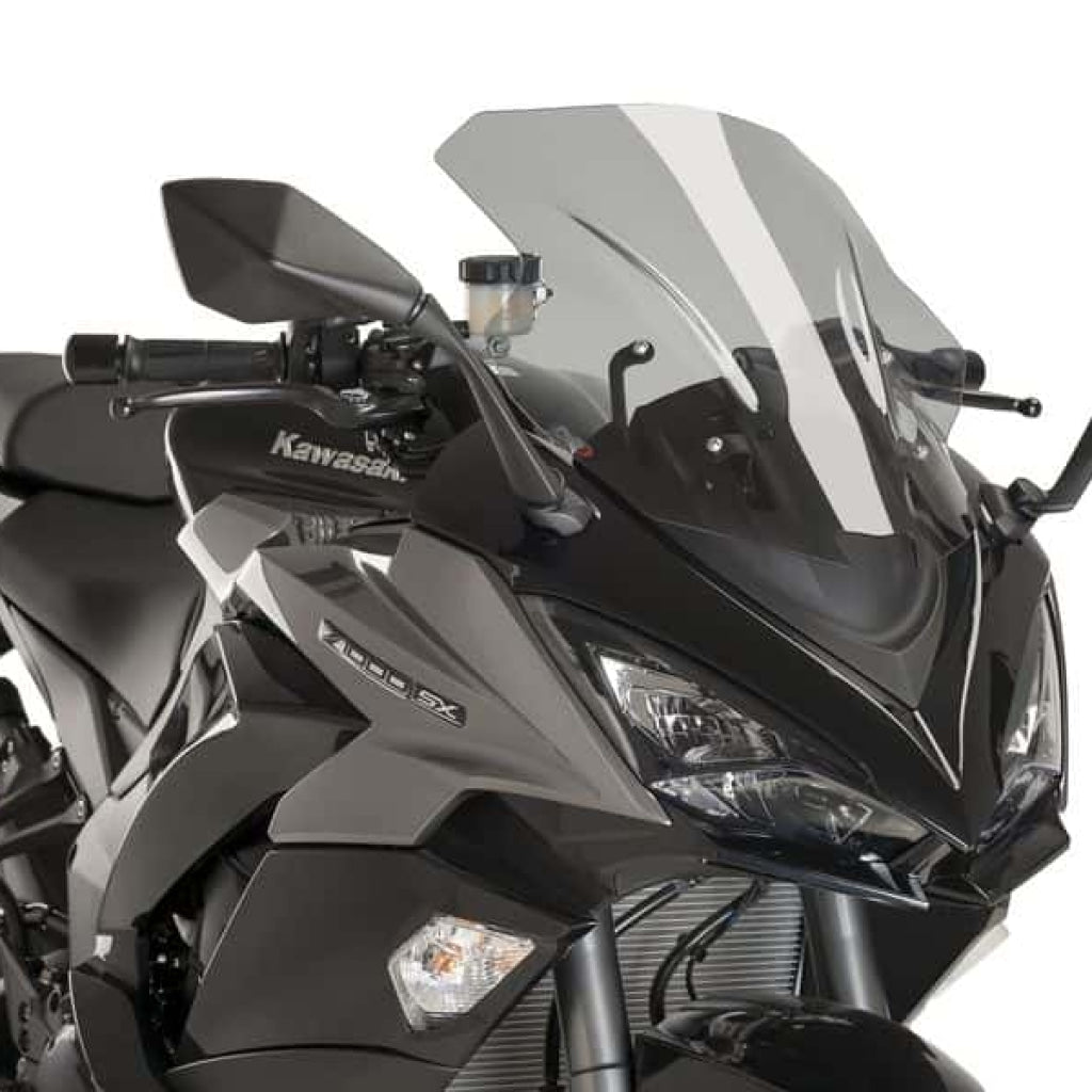 Windscreen For Kawasaki Ninja Z1000Sx - Puig Smoke Windscreen